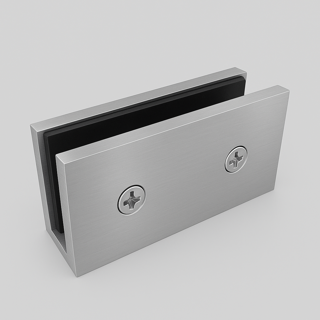 Shelf Clamp brush nickel