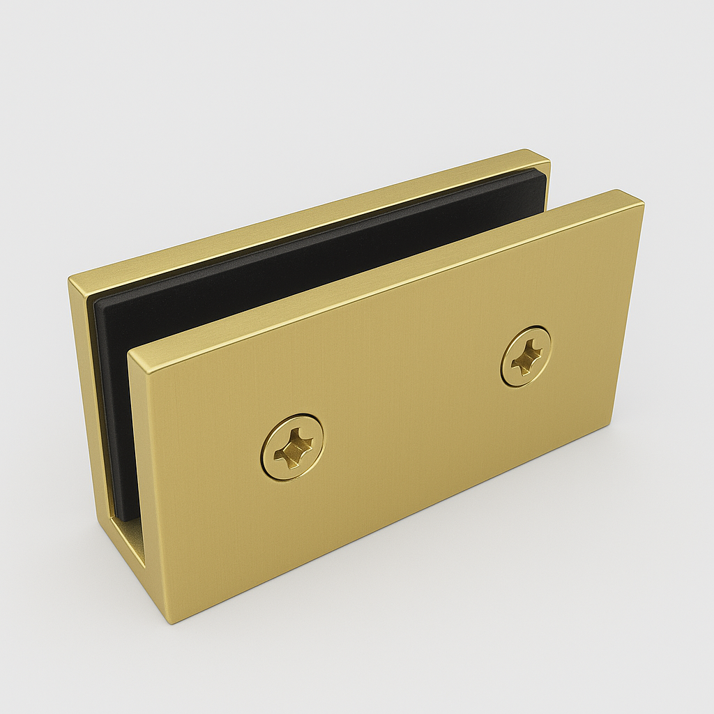 Shelf Clamp satin brass